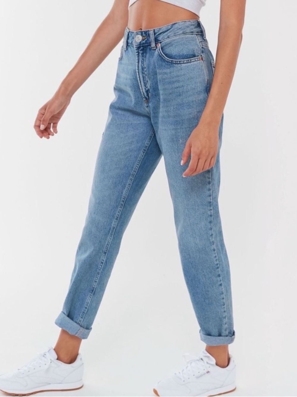 BDG High Rise Mom Jeans Light Wash